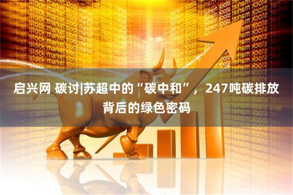 启兴网 碳讨|苏超中的“碳中和”，247吨碳排放背后的绿色密码