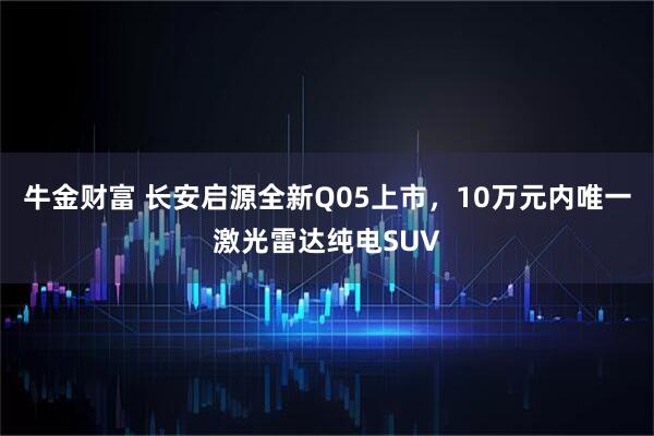 牛金财富 长安启源全新Q05上市,10万元内唯一激光雷达纯电SUV